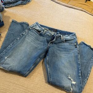 Silver Jeans Blue Distressed Boyfriend Jeans